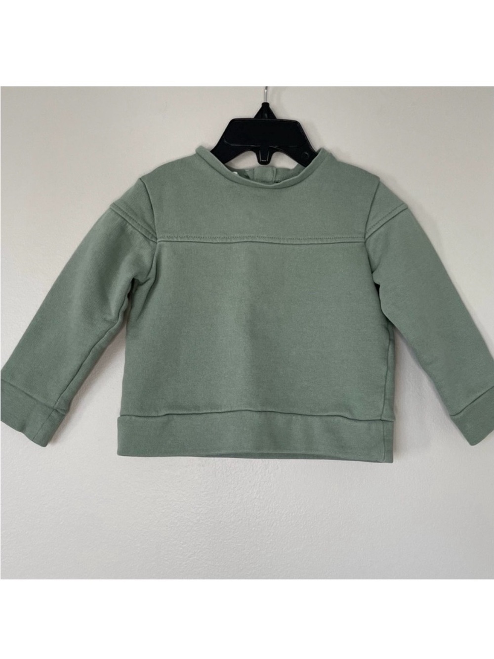 Zara Baby Sage Green Crewneck Sweatshirt